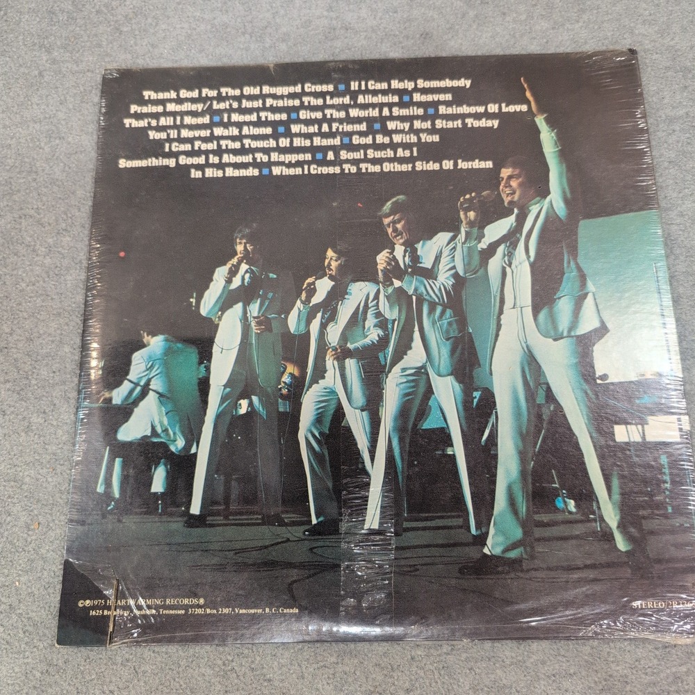 J.D. Sumner & The Stamps Quartet Live At Murray State University 2 LP Vinyl 1975 - Picture 2 of 2
